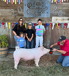 Braden Von Allman
Champion 4-H York
Los Banos Spring Show