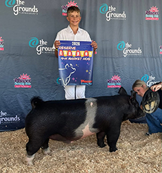 Jace Countryman
Reserve 4-H Champion
Placer County Fair