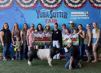 Jada Streling
Reserve Champion FFA Market Hog
Yuba-Sutter Fair
