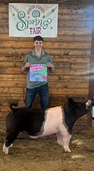 Mikey Pereira
FFA Reserve Champion Dark Cross
Merced County Spring Fair