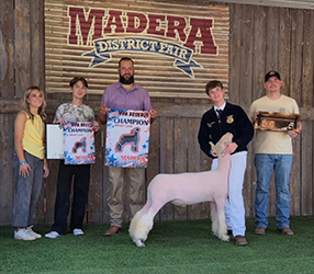 Ethan Wallace
Reserve Champion FFA
Champion Speck
Madera District Fair